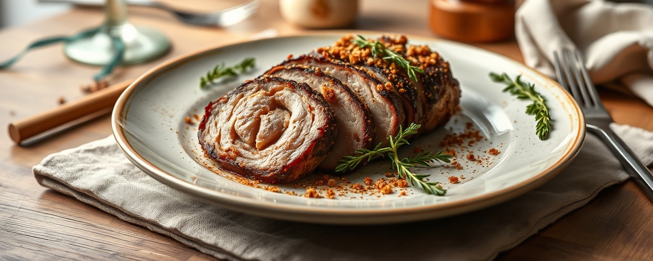Uzená Vepřová Panenka s Chipotle a Kmínem (Cured Pork Tenderloin with Chipotle and Caraway)