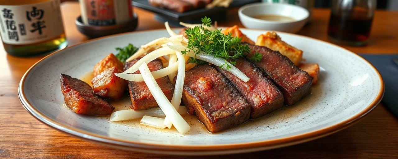 Wagyu Nikomi Shoruto Ribu (Japanese Simmered Short Ribs with Daikon and Ginger)