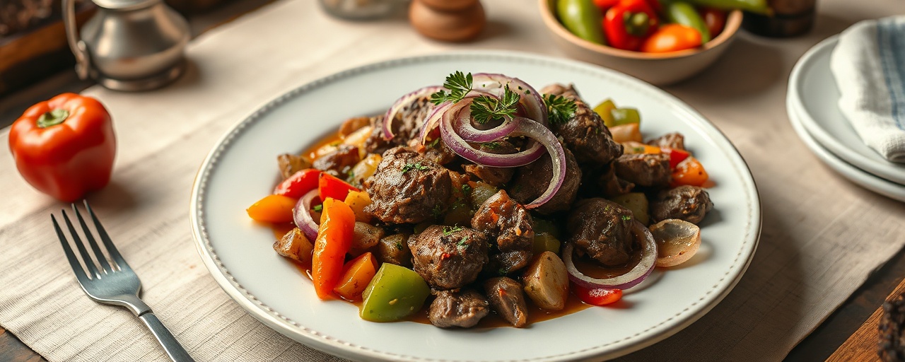 Wok-Tossed Baharat Lamb and Tamarind Vegetable Medley