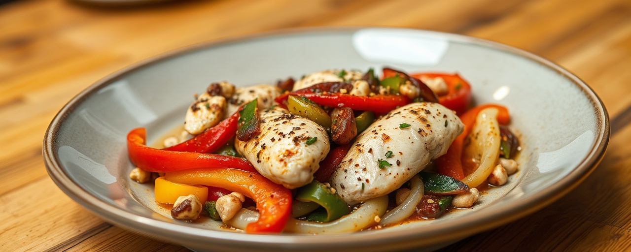 Wok-Tossed Georgian Chicken with Sumac and Walnuts