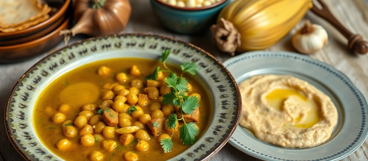 Yakhnet El-Jackfruit w'Hummus (Jackfruit and Chickpea Stew)