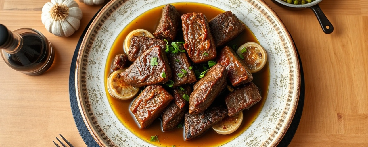 Yavaş Pişmiş Kısa Kaburga Beğendi