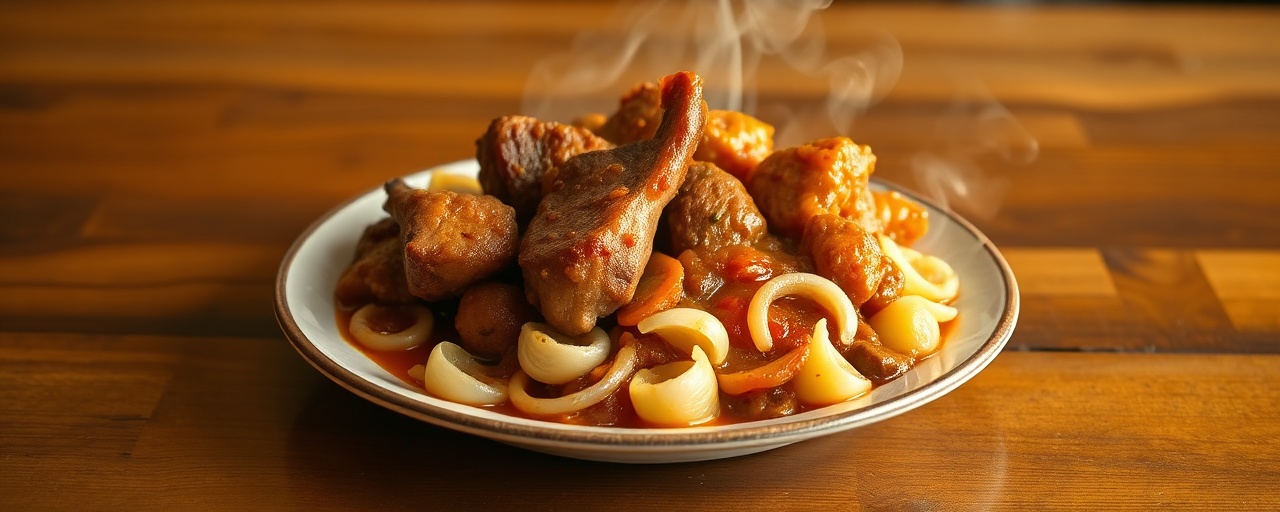 Yebegadana Key Wot (Pork Belly Red Stew)