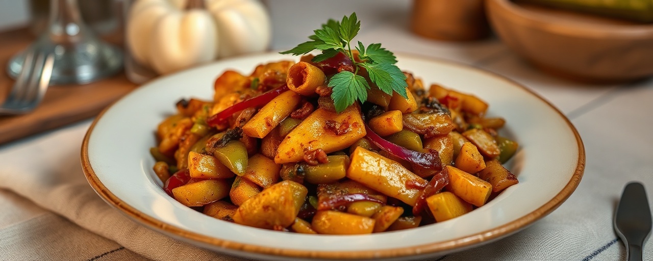 Ye'Konjo Kosho Tibs (Spicy Jackfruit Stir-fry)