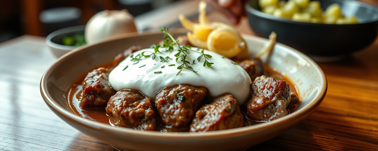 Yoğurtlu Mayalı Kısa Kaburga Güveci (Yogurt-Fermented Short Rib Stew)