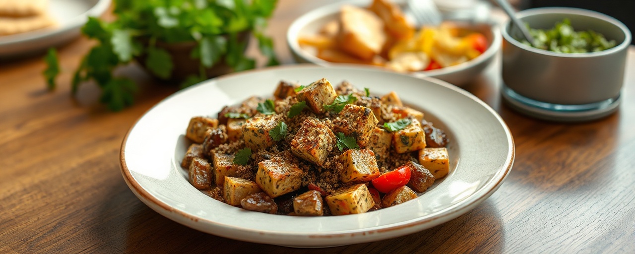 Za'atar Tempeh Stir-fry