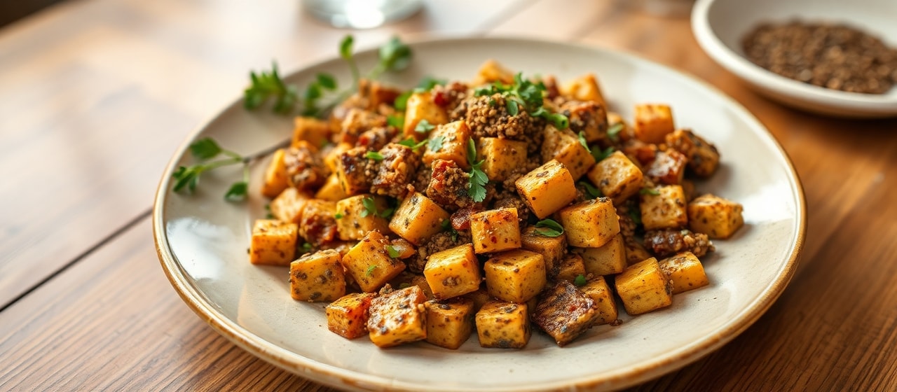 Za'atar Tempeh Stir-fry