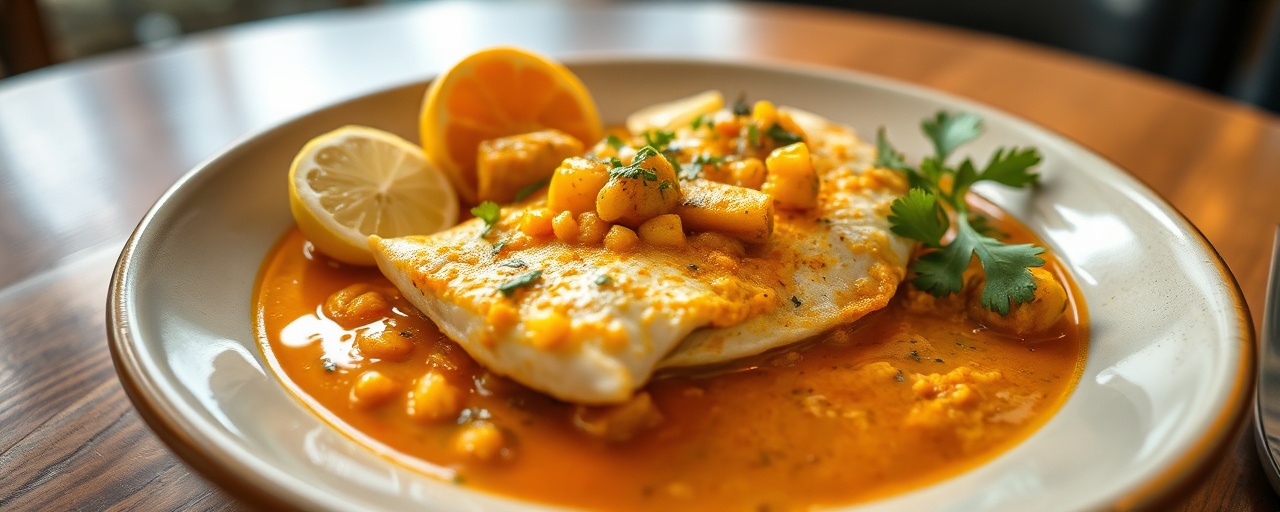 Zafrani Macchi Badaami Curry