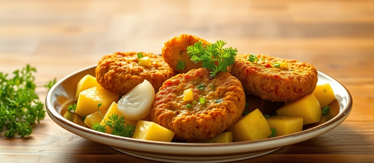 Zharenoye Yakfruit Kotleta (Deep-Fried Jackfruit Cutlets)